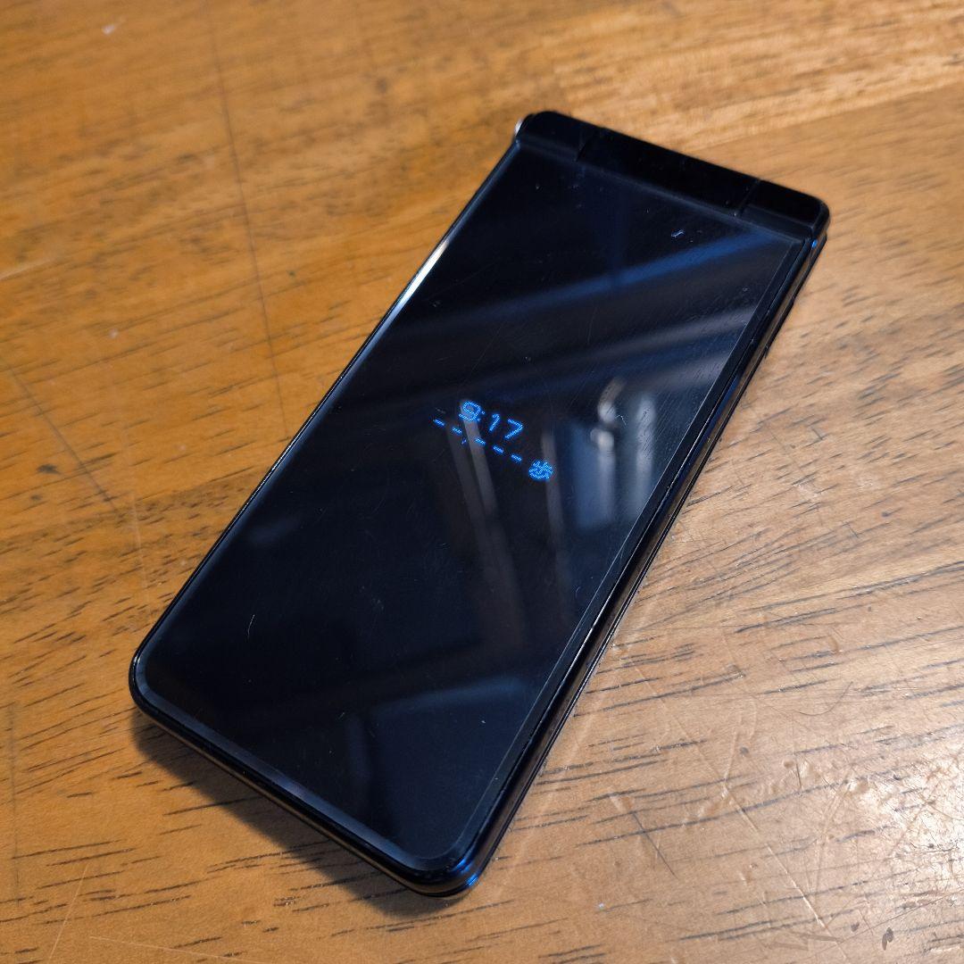 AQUOS 601SH ブラック 折りたたみ携帯 本体 SHBGC1 新品電池付