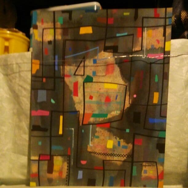 水彩画。抽象　ハーモニーー7