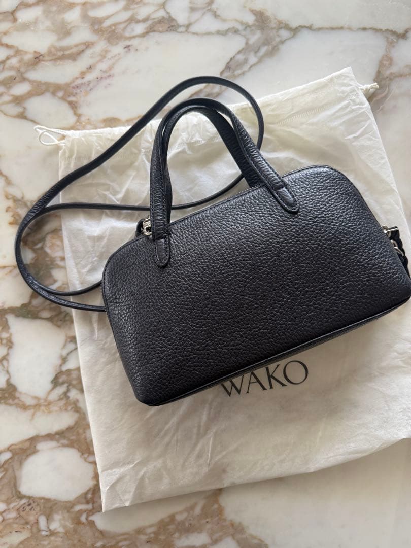 WAKO ショルダーバッグネイビー