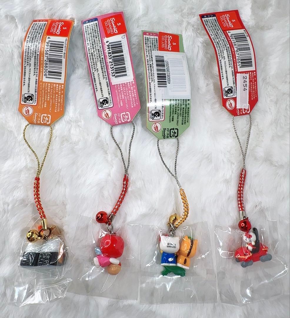 激レア☆ご当地限定ハローキティ◆ストラップ4点セット 愛知 長野 群馬 三重