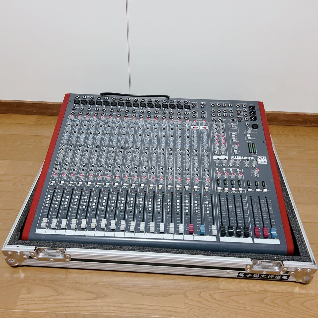 ALLEN&HEATH ZED 420 アナログミキサー ケース付