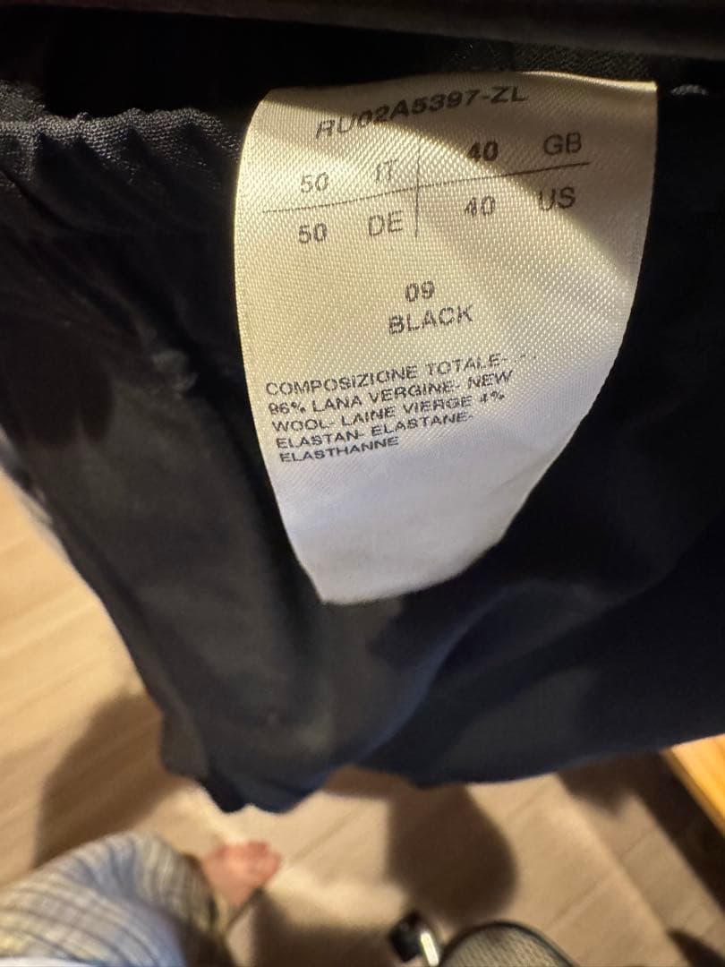 リックオウエンス　アステア　ドローストリングクロップドスラックス　サイズ50