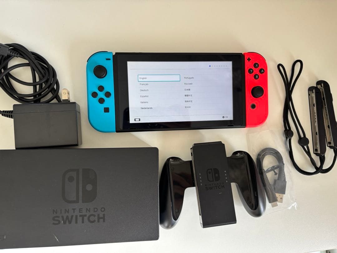 Nintendo Switch 青/赤 本体　箱無し