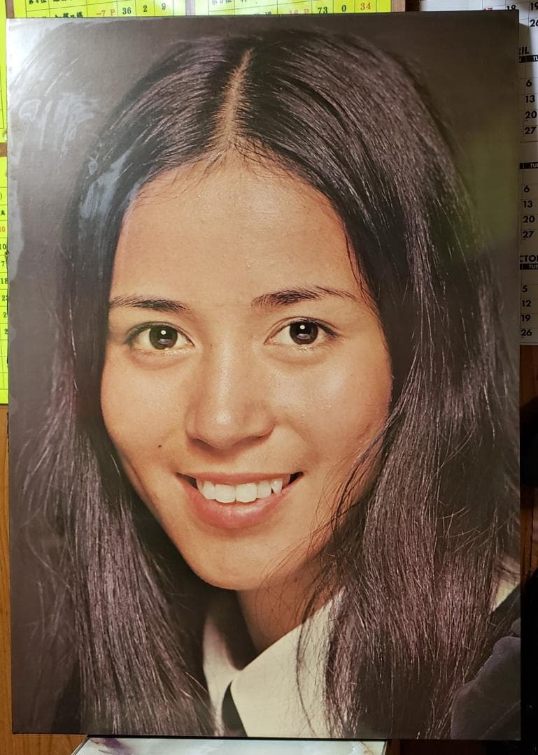 ★南沙織★木枠パネル★中古