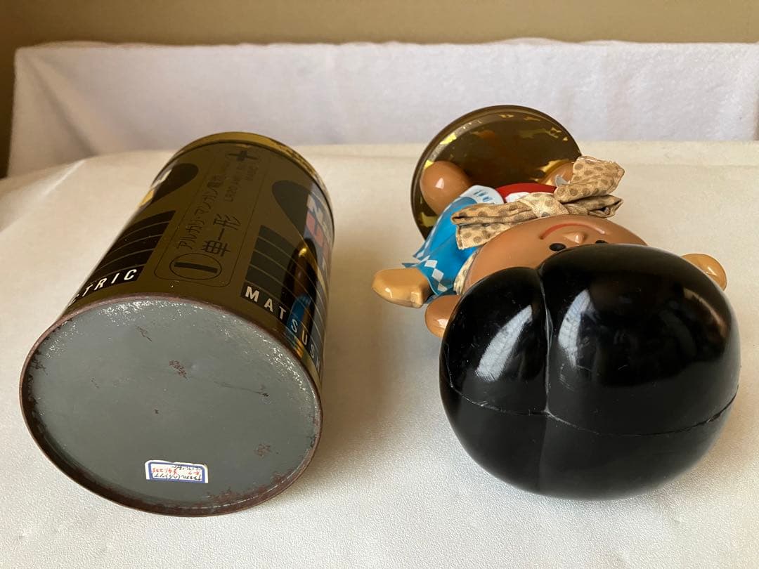 ナショナル坊や　のぼり旗付　全長約35cm　非売品　昭和レトロ