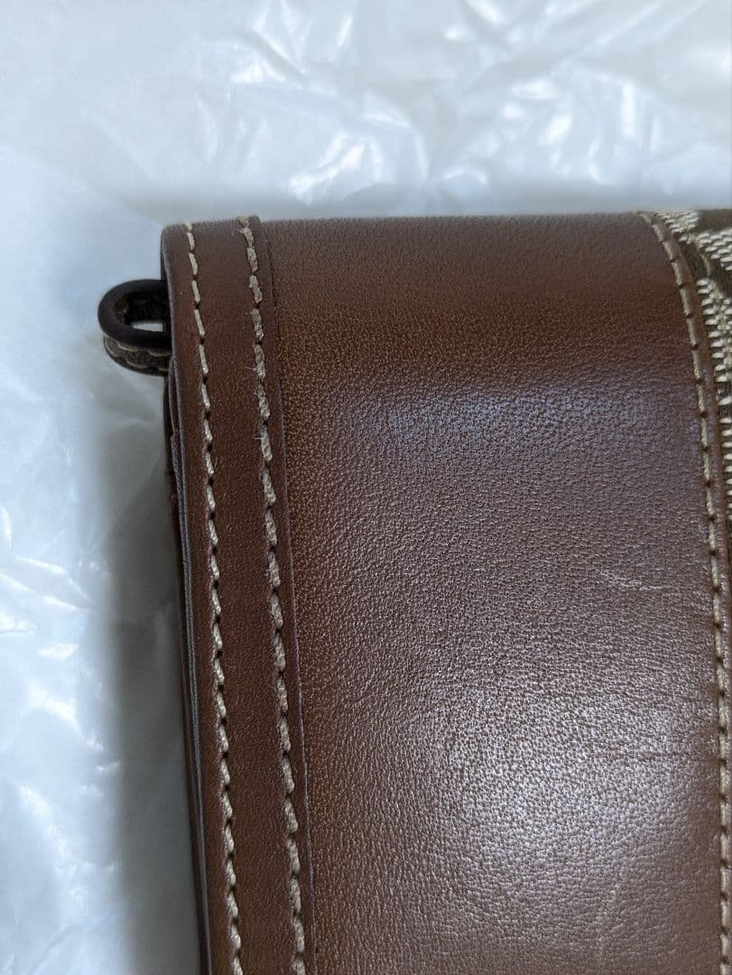 COACH 　コーチ　エルゴブラウン 二つ折り財布　未使用