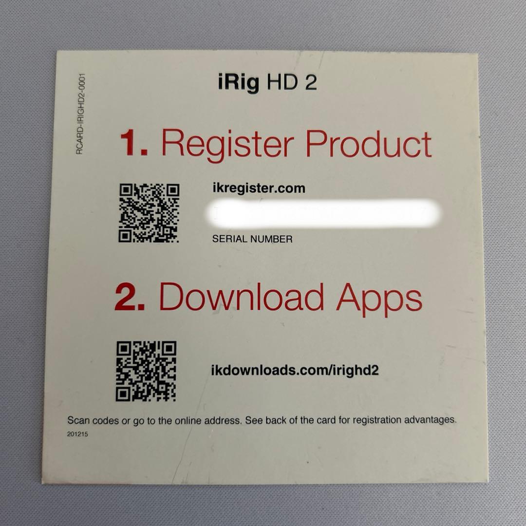 iRig HD2 オーディオインターフェイス