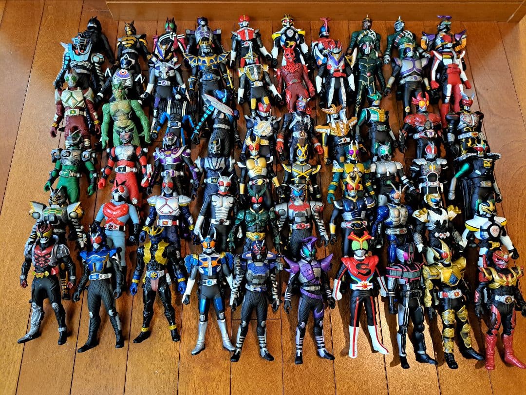 仮面ライダー【ソフビフィギア105個セット】送料込み！！