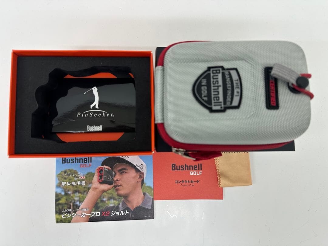美品❗️Bushnell ゴルフ用距離計 PRO X2 新品未使用専用ケース付