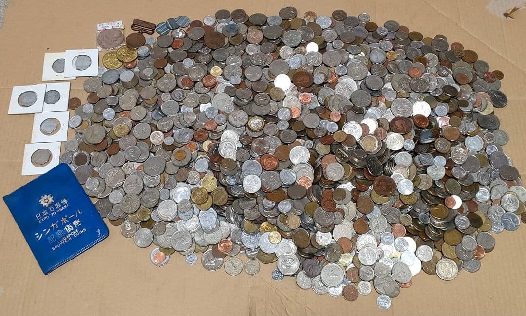 外国まとめ　約15kg　外貨　外国　硬貨　まとめ売　大量　古銭