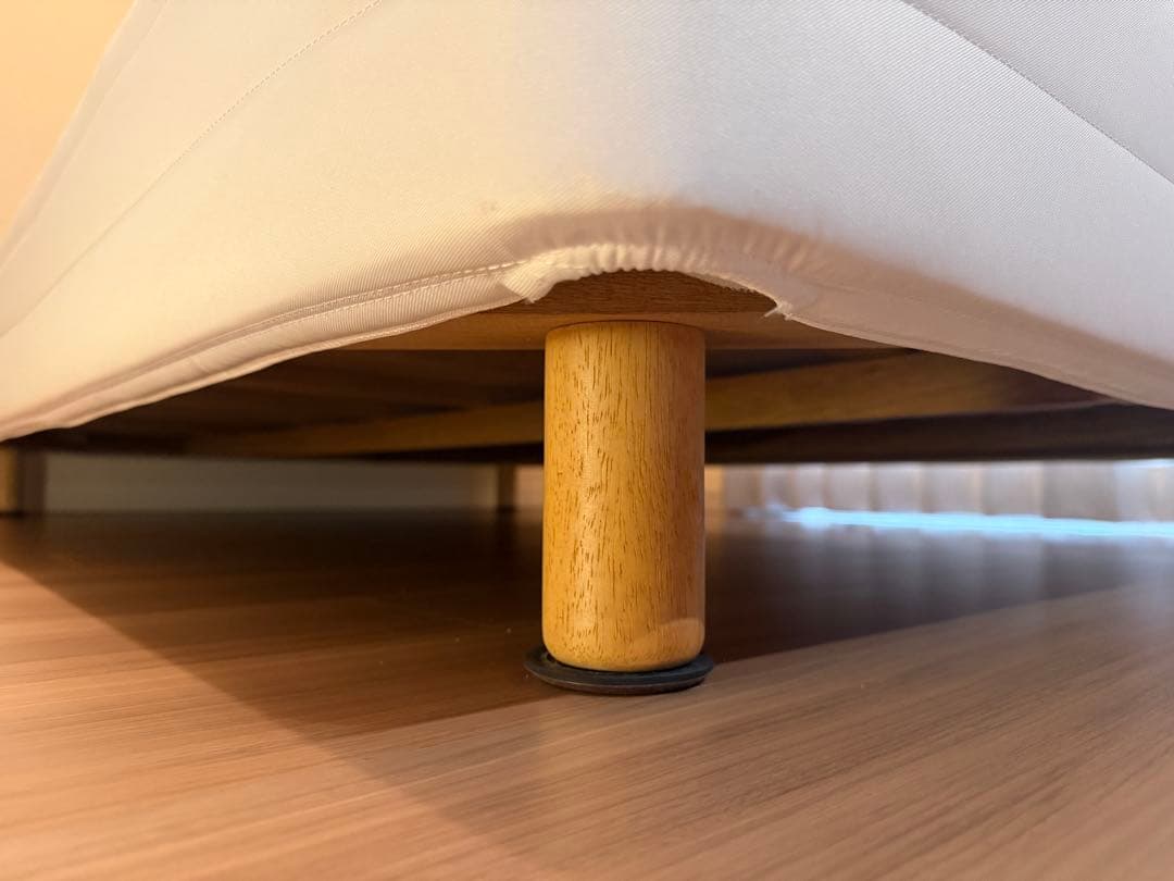 ル*ィ様 無印良品　脚付マットレス　ポケットコイル　ダブル　送料込　美品