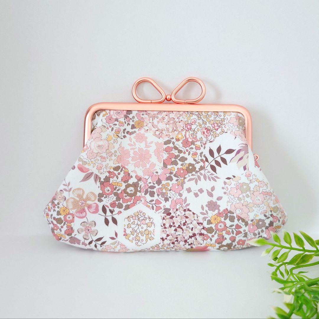 yu〜 ハンドメイド 22fabric ティッシュポーチ①・がま口③ 4点