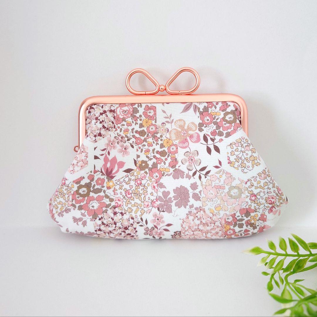 yu〜 ハンドメイド 22fabric ティッシュポーチ①・がま口③ 4点