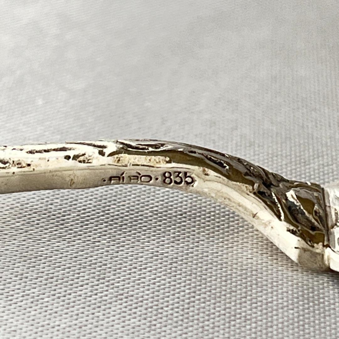 【 Bodemer】薔薇のバターナイフ 【純銀】 12.5cm