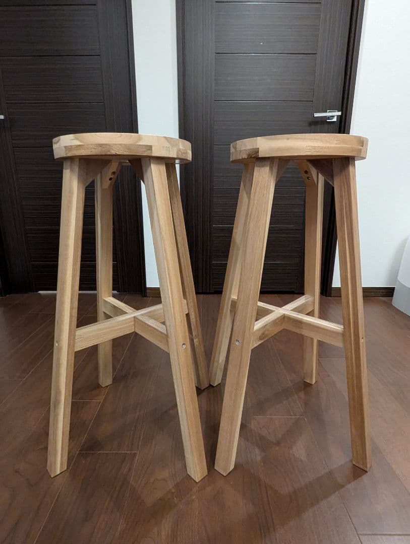 【2脚セット】IKEA スコグスタ カウンターチェア 70cm