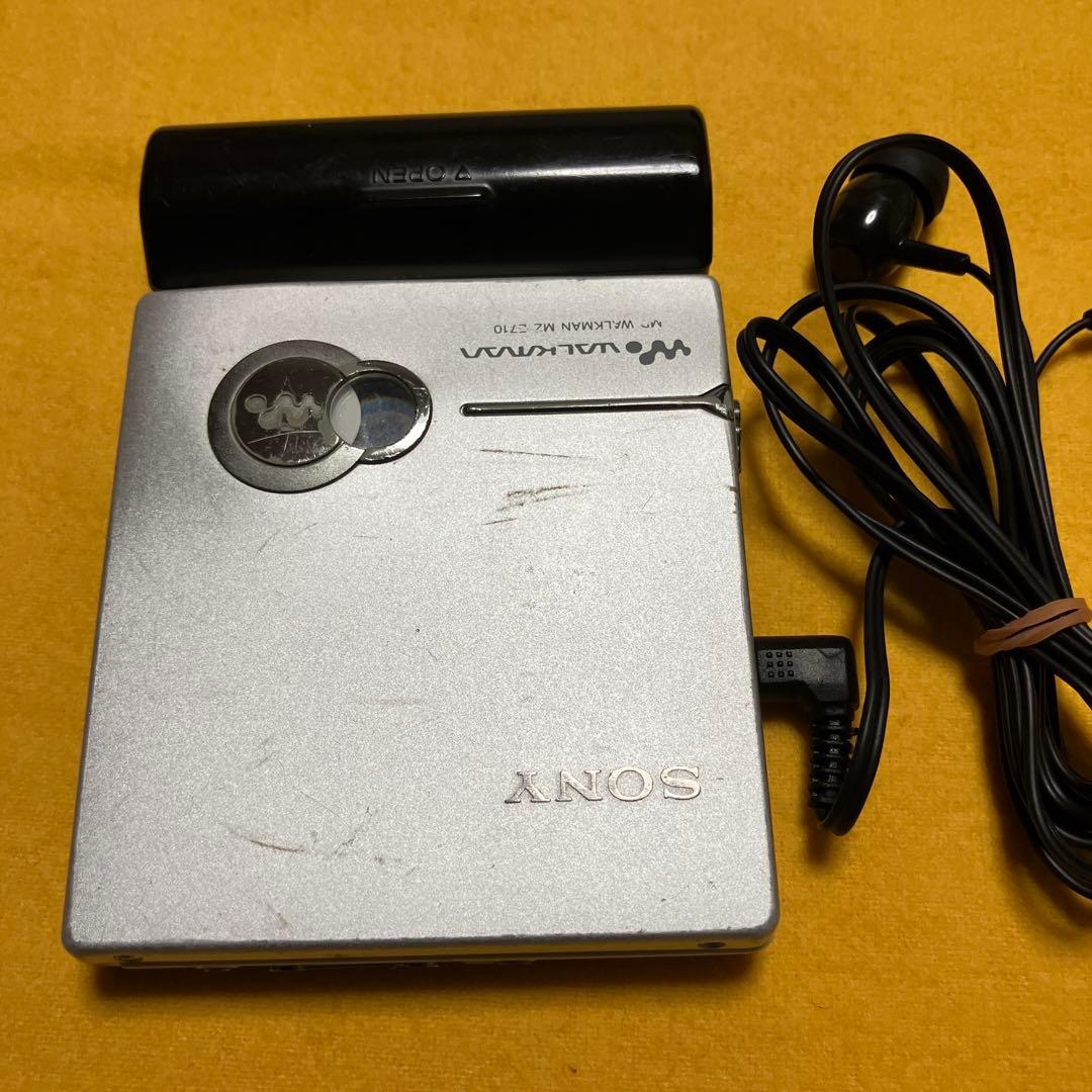 完動品　SONY MZ-E710 ポータブルMDプレーヤーMD再生専用機