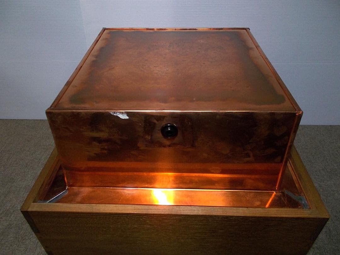 良品 磨入子桑色置炉 良品茶釜 未使用虫食い五徳 釜環 茶道具 送料込み