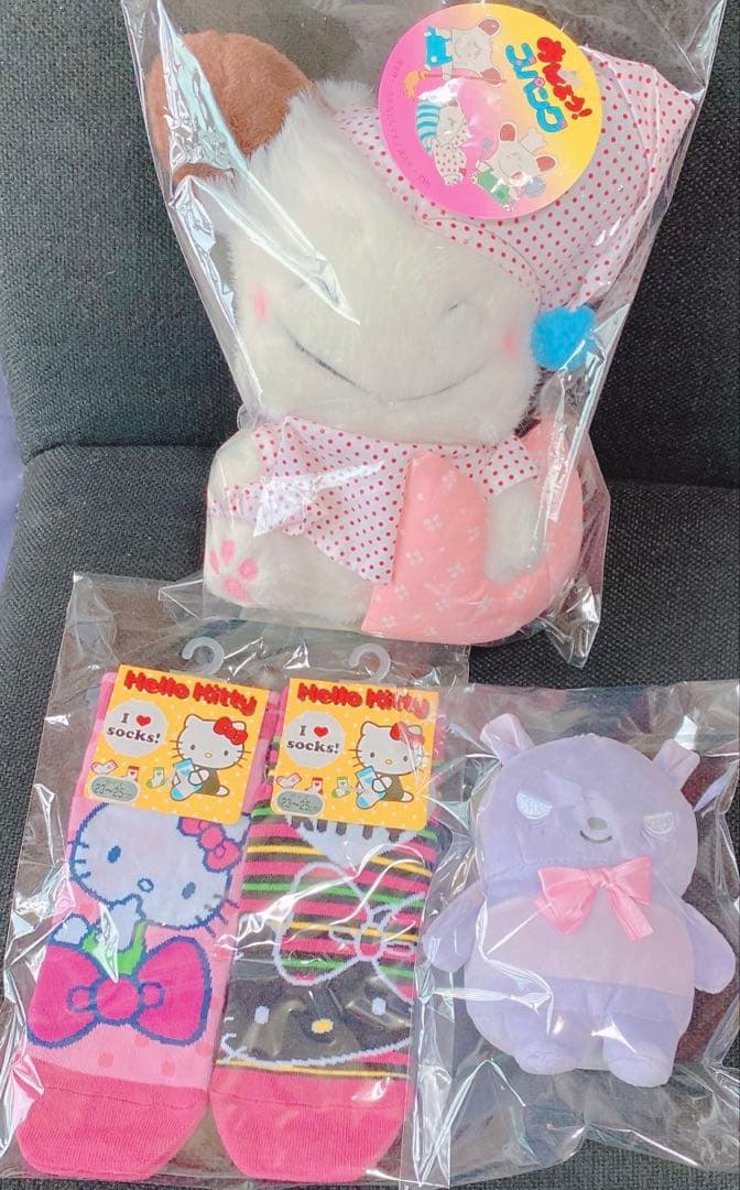 おはようスパンク Sanrio 靴下、バスタオル 、マスコット 。他。19点