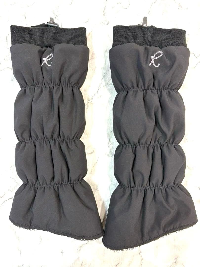 JUN&ROPE ジュンアンドロペ　レッグウォーマー ブラック