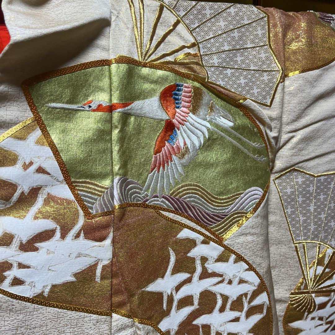 打掛　色打掛　西陣織　金地