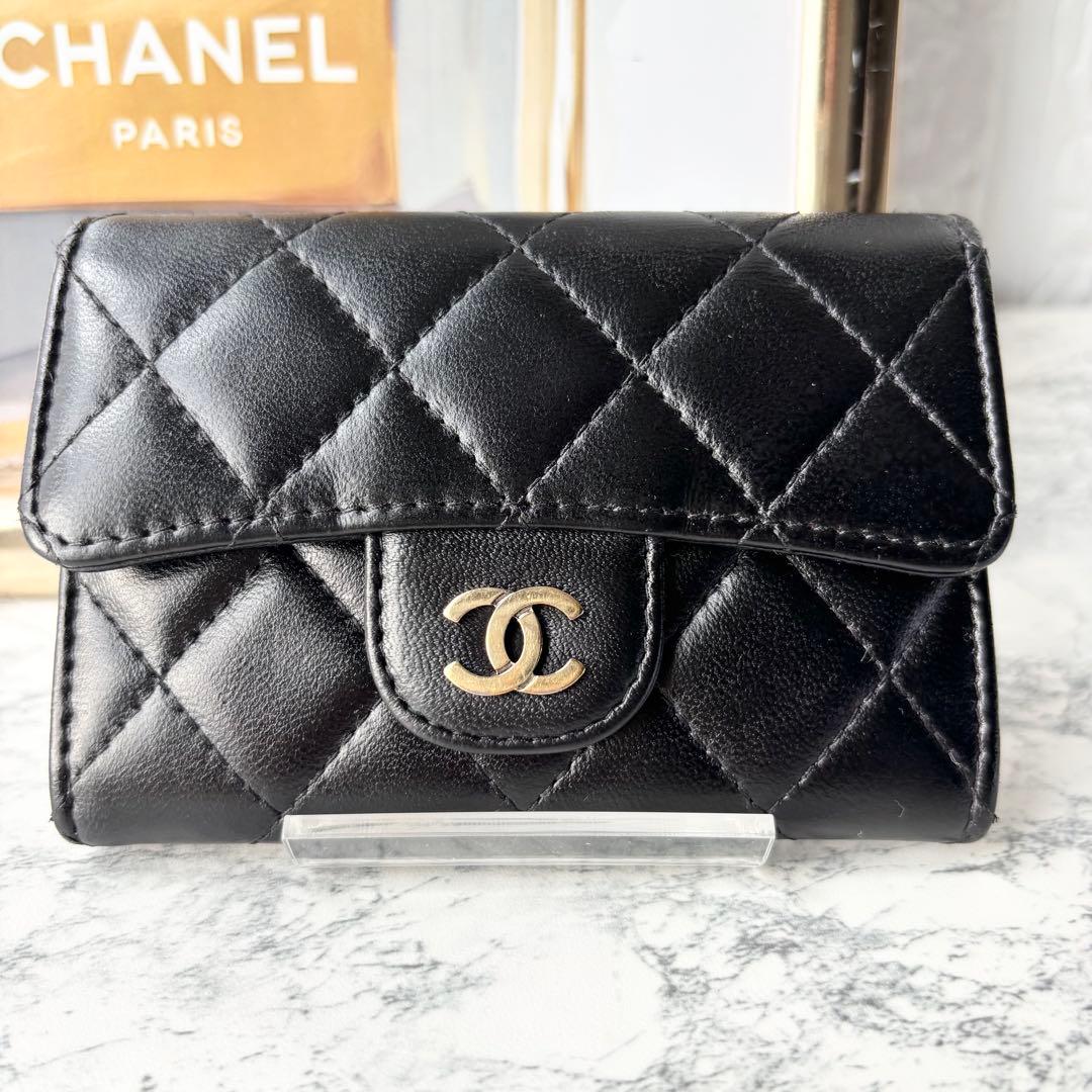 正規品❤️CHANEL マトラッセ　財布　カードケース　ケース　ミニ財布