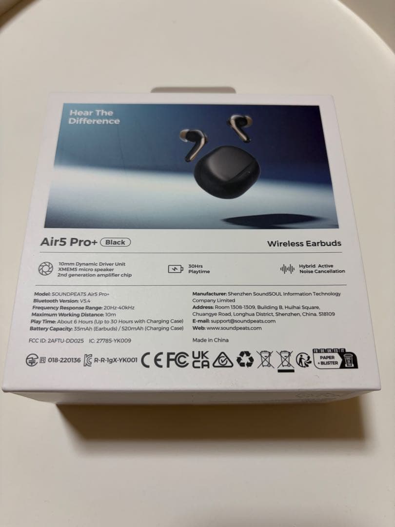SOUNDPEATS Air5 Pro Plus（Pro＋）中古超美品