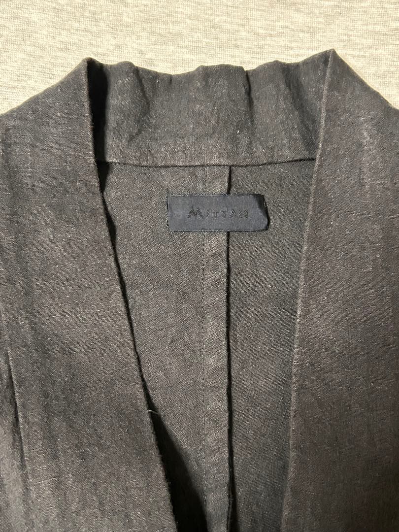 ミタン　墨黒コート（コーディガン）　サイズ2