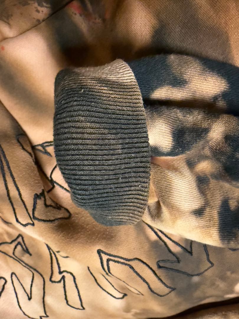 CVTVLIST カタリスト 21ss ブリーチ加工 フーディ パーカー