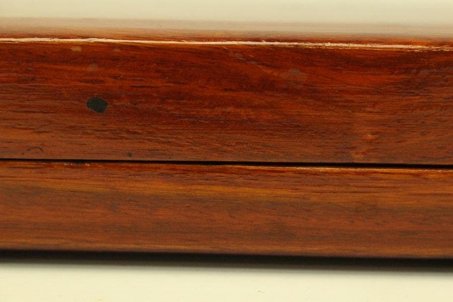 文房具 唐木 硯箱 二件(ZE403)