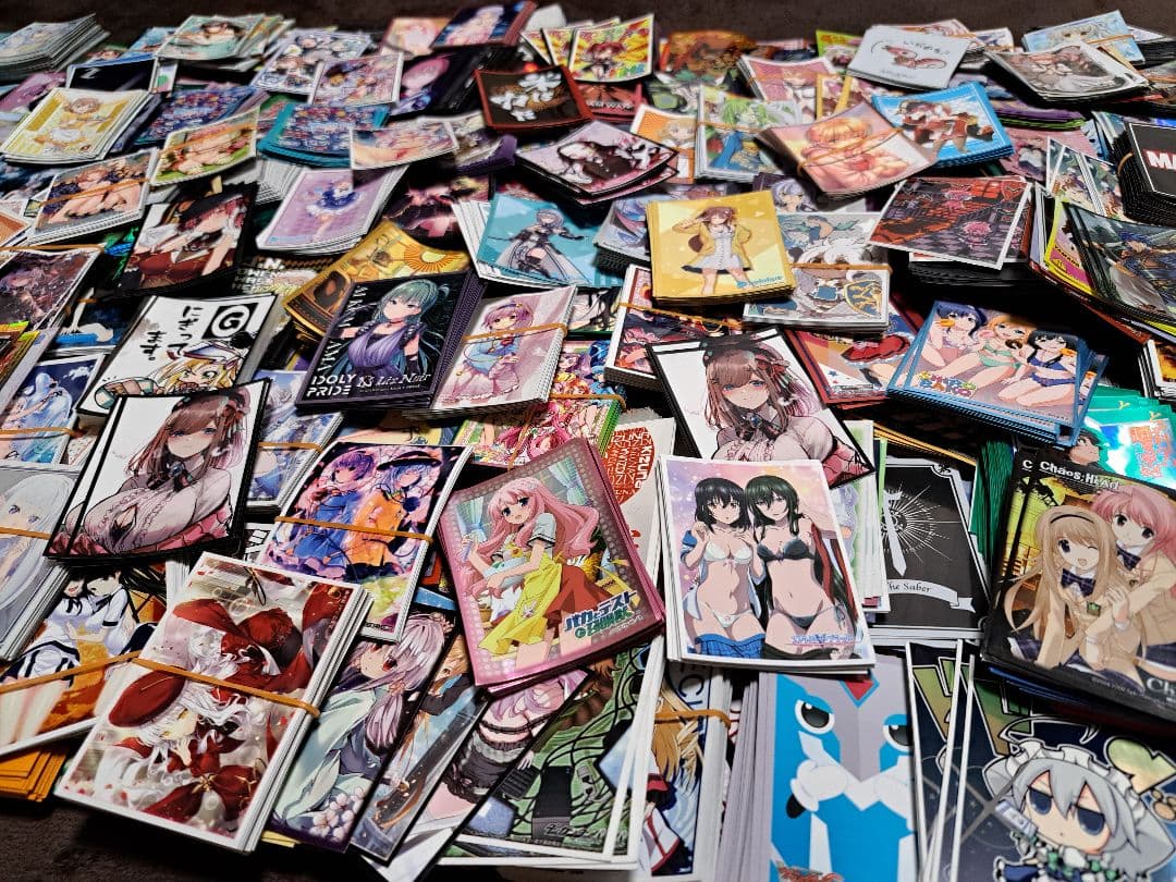 キャラスリーブ まとめ 大量 超大量 無地なし スリーブ カードプロテクター