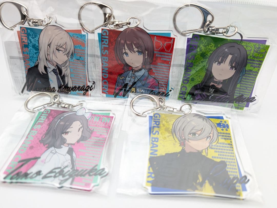 劇場版 ガールズバンドクライ イオンシネマ キーホルダーセット トゲナシトゲアリ