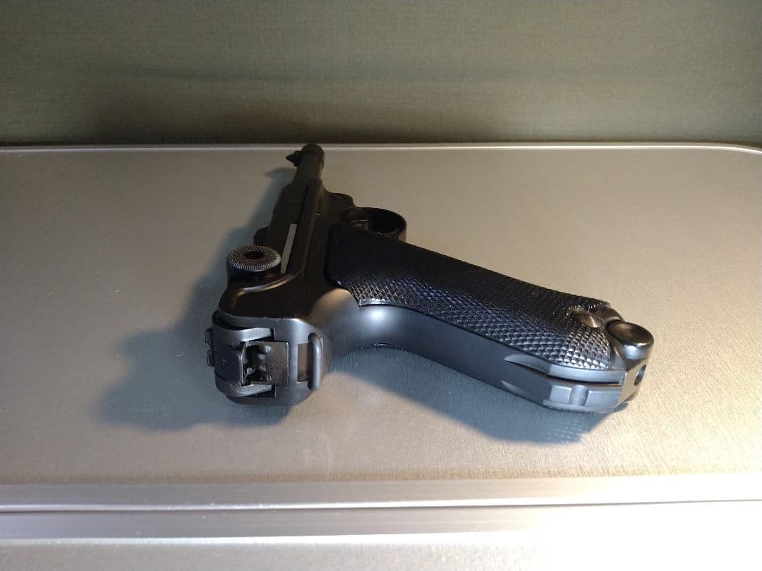 希少な美品！タナカ　ルガーP08　４インチ　快調ガスブロ、ガス漏れ無し！