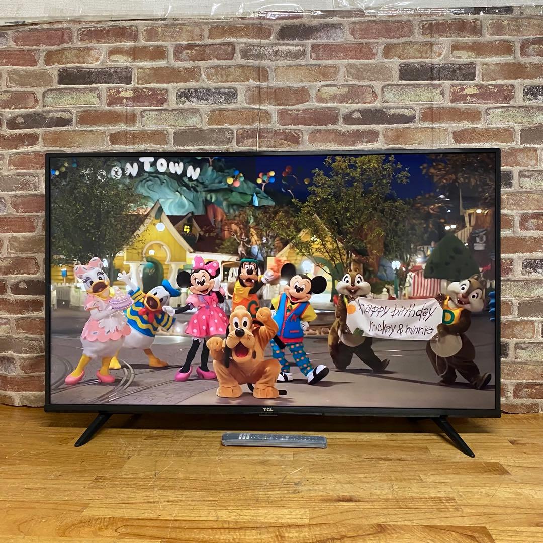 TCL 50V型 4K 液晶テレビ スマートテレビ 50P615 動画配信アプリ