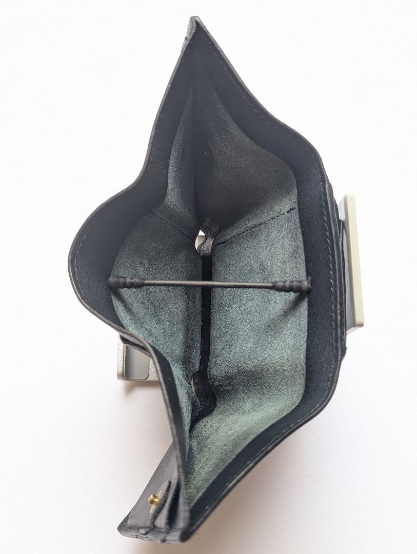 おんと0721さま専用 イルビゾンテ トリフォルドウォレット ブラック 男女兼用