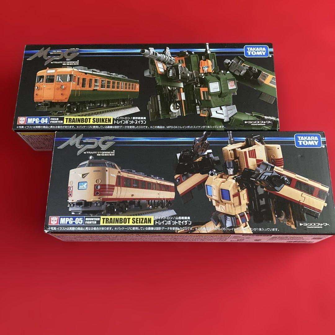 【2点セット】MPGトレインボット　トランスフォーマー　マスターピース