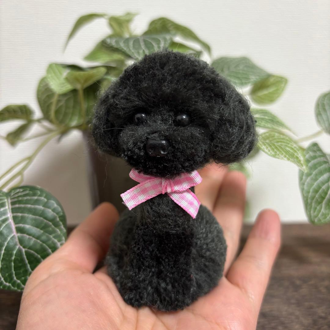 ★ちぃ　動物ぽんぽん　手のひらサイズのトイプードル