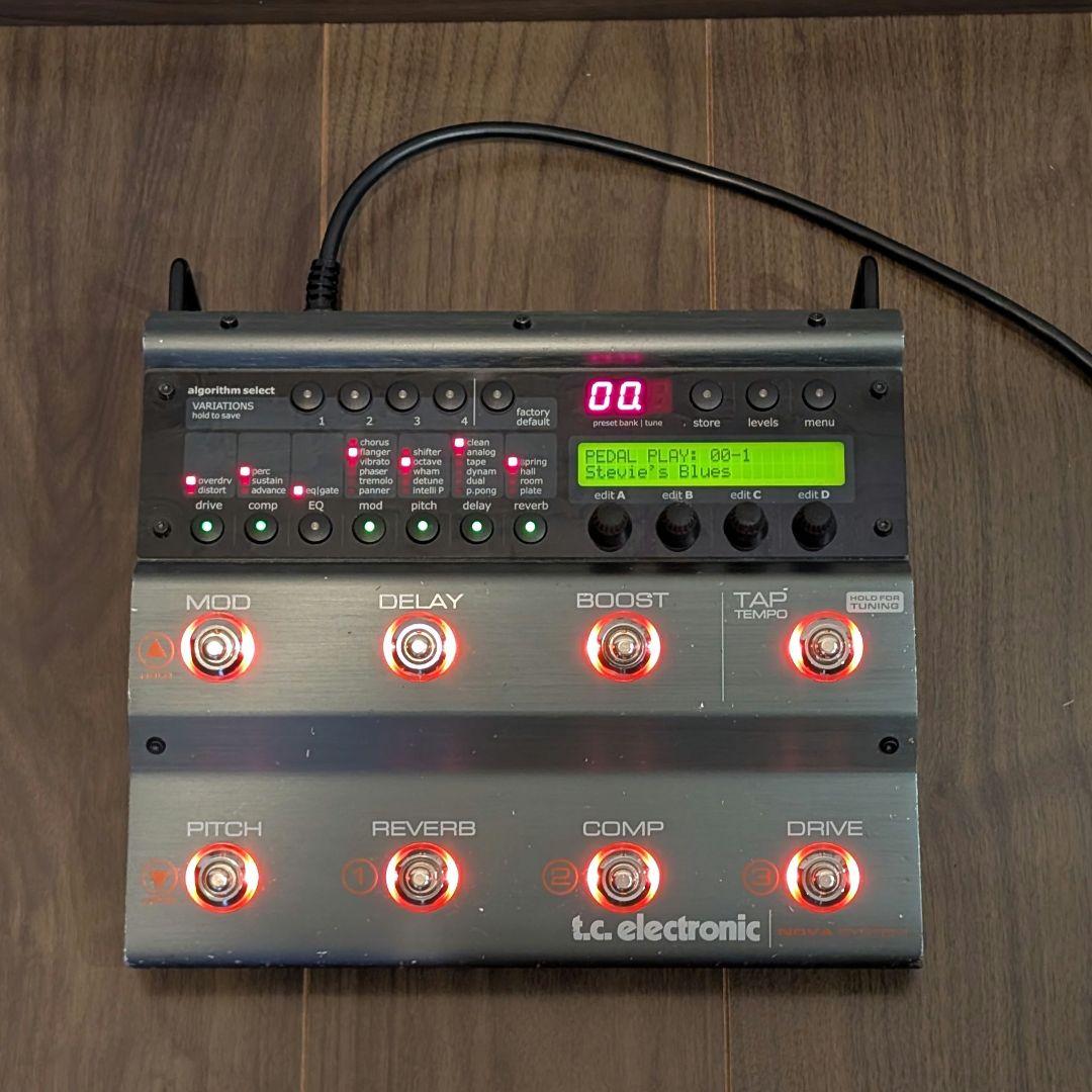 ギター t.c.electronic nova system