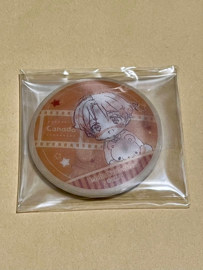 ヘタリア　カナダ　缶バッジ