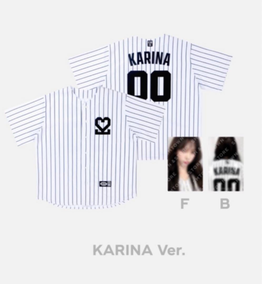 カリナ aespa 野球 ユニフォーム
