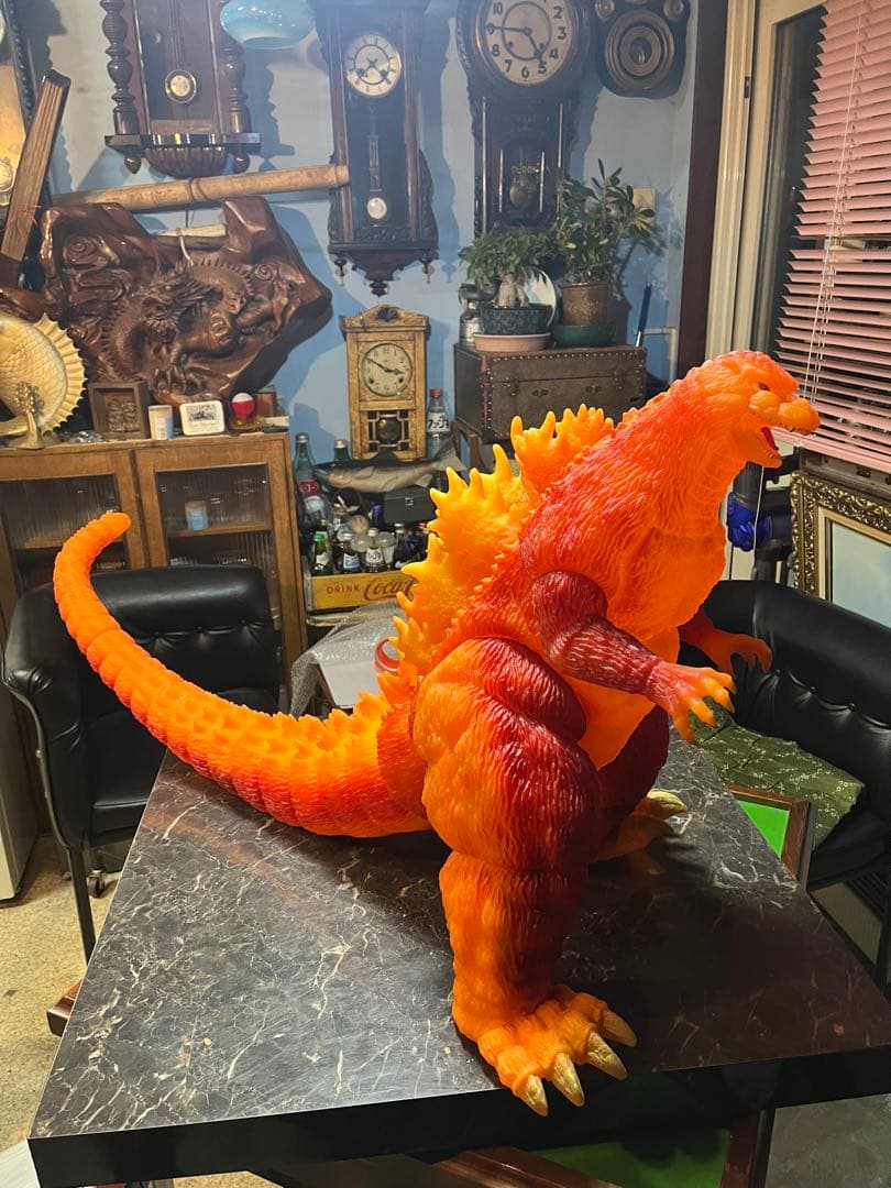 バーニングゴジラ、特大バーニングゴジラ、120センチごジラ、バンダイ