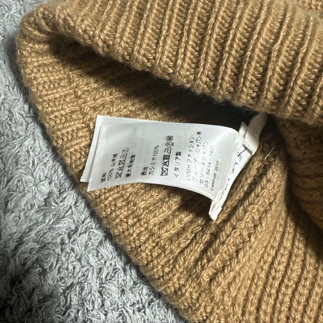 CELINE ブラウン ニット帽 Sサイズ
