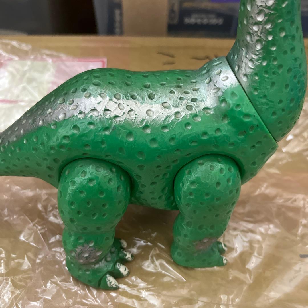 ⚠️激レア　野村トーイ　ネッシー　怪獣王子　ソフビ　緑色　1960年代　当時物