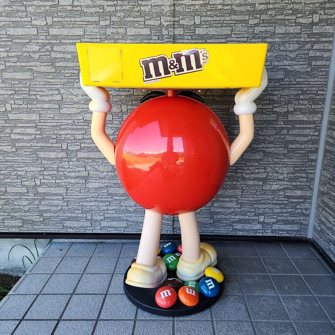 m&m's エムアンドエムズ　非売品！特大ディスプレイ　(トレイ付)