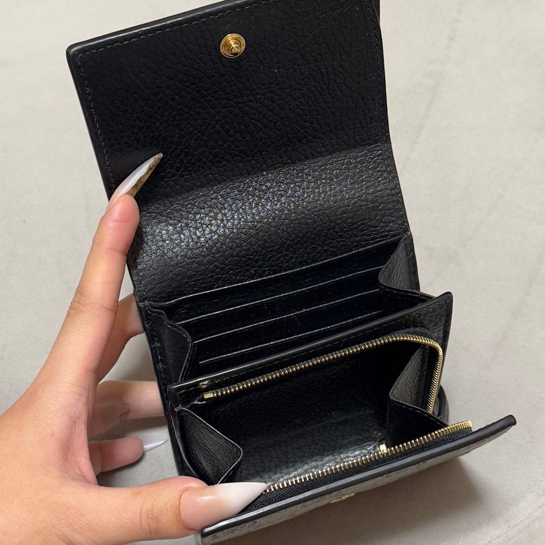 GUCCI＊GGマーモント＊二つ折り財布