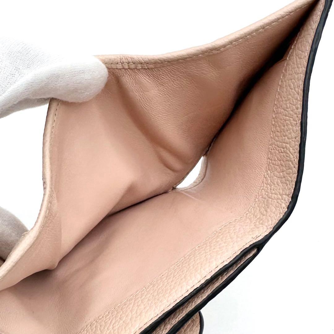 極美品✨Chloe クロエ アルファベット スモールトリフォールドウォレット