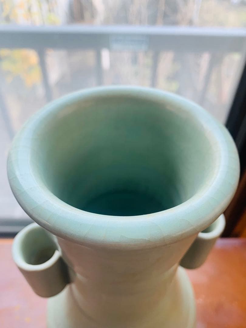 中国明〜清時代の青磁花瓶