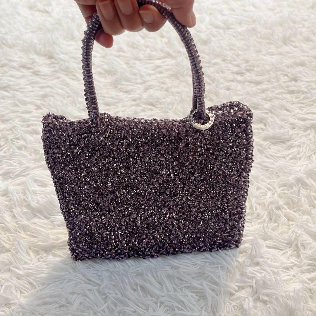 ANTEPRIMA アンテプリマ ワイヤーバッグ パープル スクエア