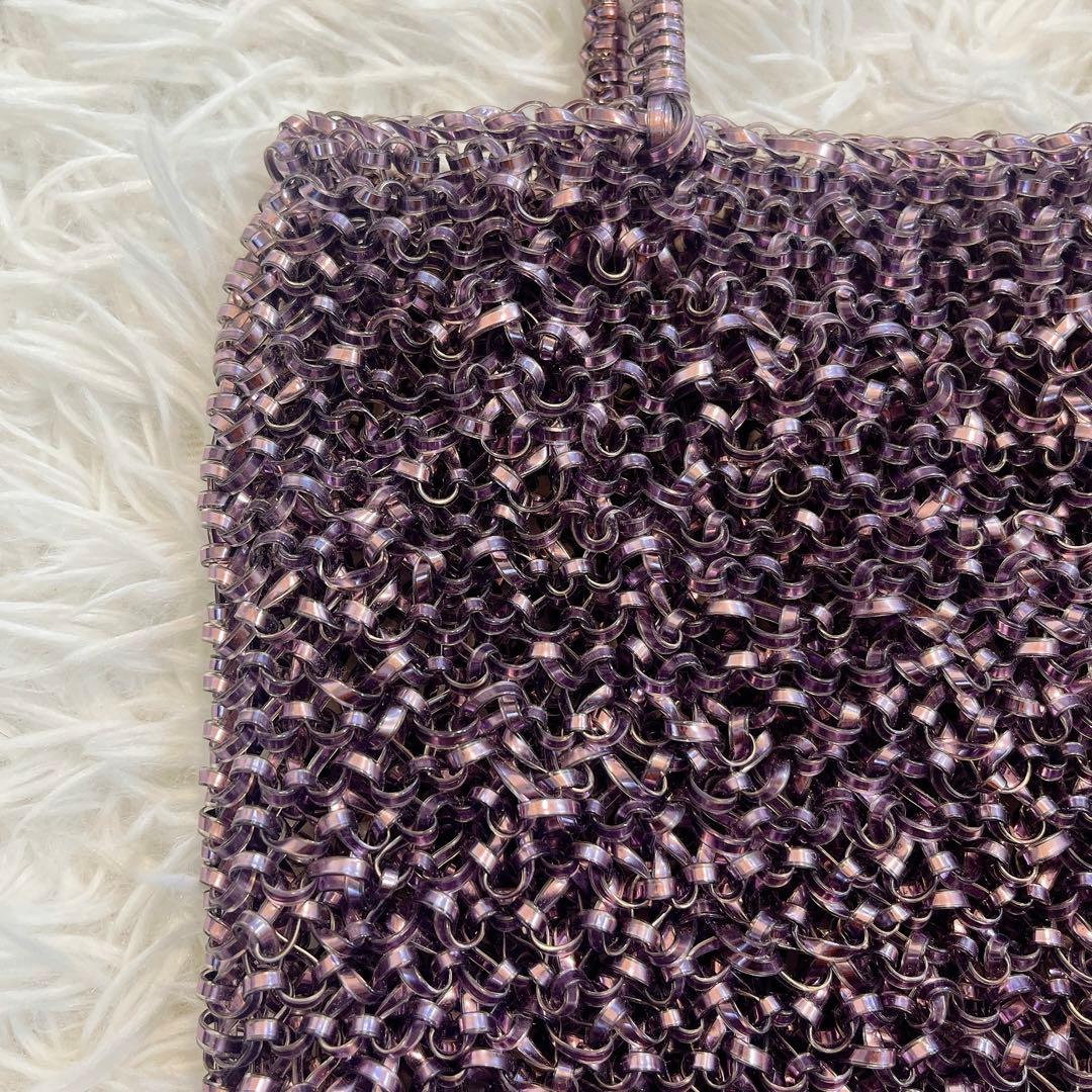 ANTEPRIMA アンテプリマ ワイヤーバッグ パープル スクエア