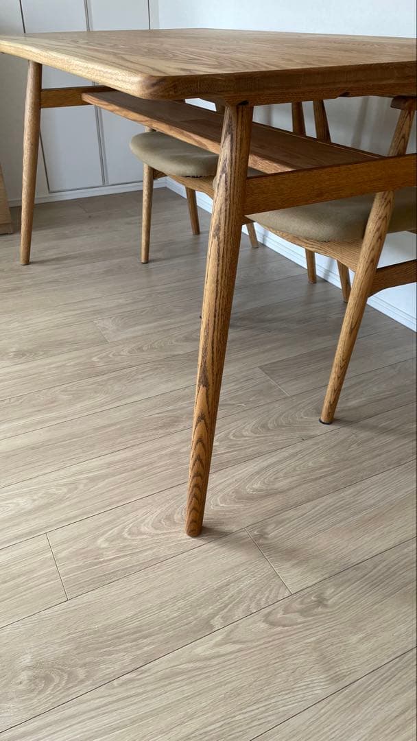 【美品】モモナチュラル ダイニングテーブル イス4脚セット 大幅値下げ！！！