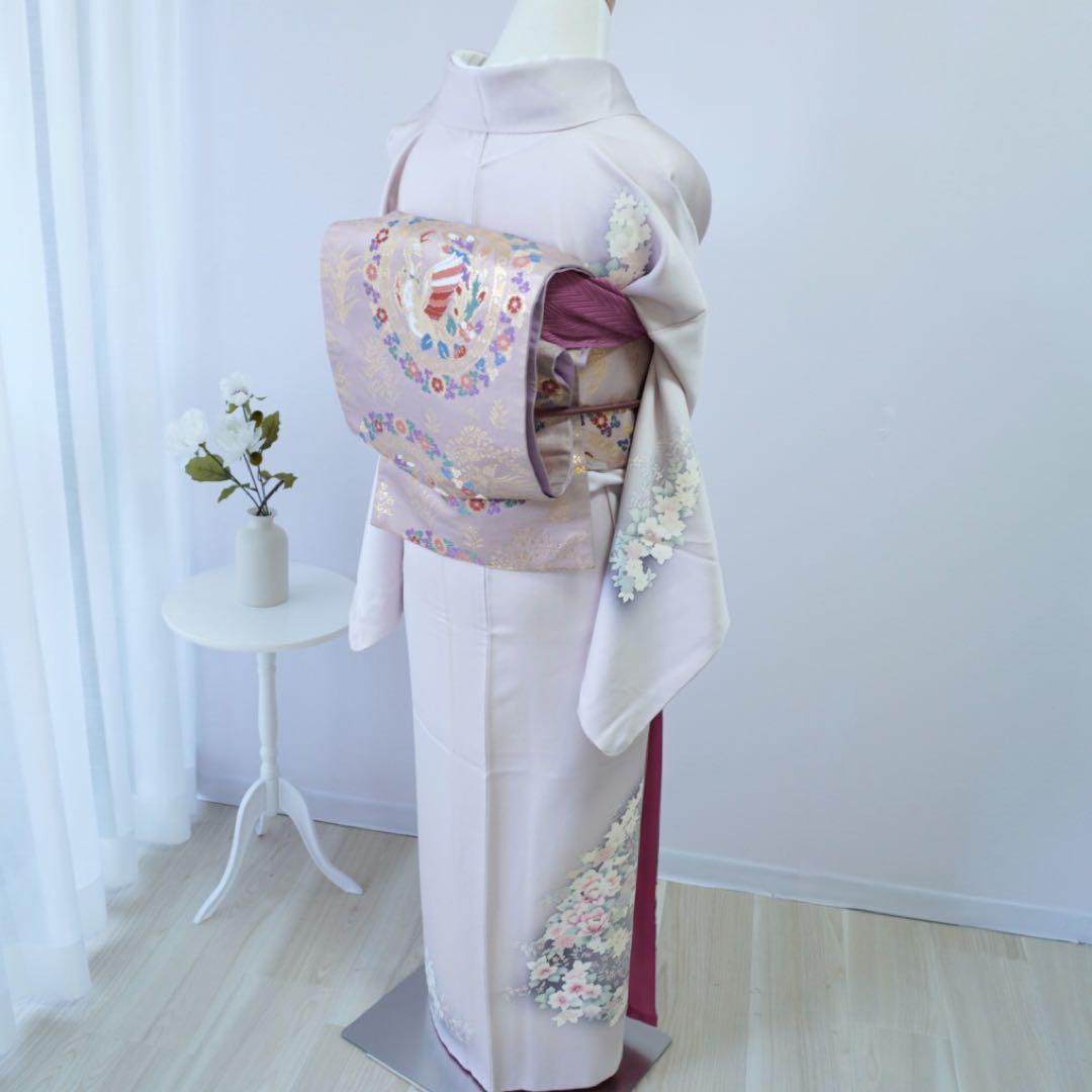 ピヨ品訪問着　4点フルセット 355D 七五三 お宮参り 卒業式　入学式